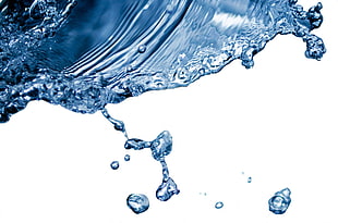 water drops illustration HD wallpaper