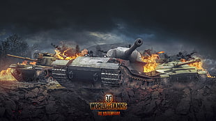 World of Tanks wallpaper, World of Tanks, tank, wargaming, render HD wallpaper