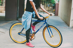 Bicycle,  Girl,  Sport HD wallpaper