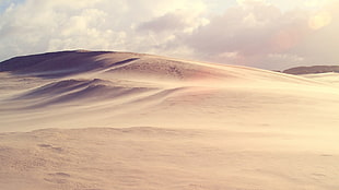 gray soil, desert, sand, dune, landscape HD wallpaper