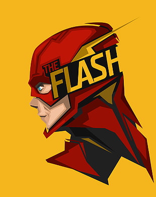 The Flash, Flash, DC Comics, yellow background HD wallpaper