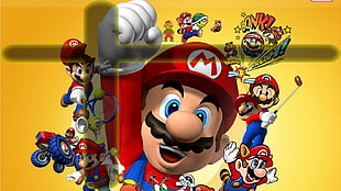 Super Mario digital wallpaper, Super Mario, Mario Bros., Super Mario Bros., collage HD wallpaper