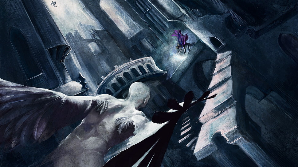vampire wallpaper, fantasy art, artwork HD wallpaper