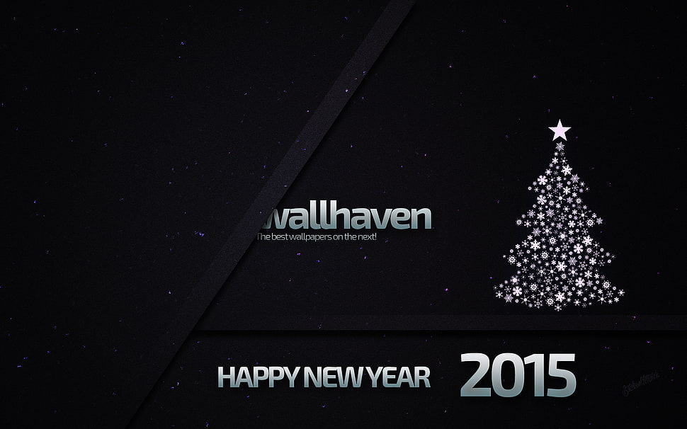 Wallhaven Happy New Year screenshot, wallhaven, Christmas, New Year, 2015 HD wallpaper