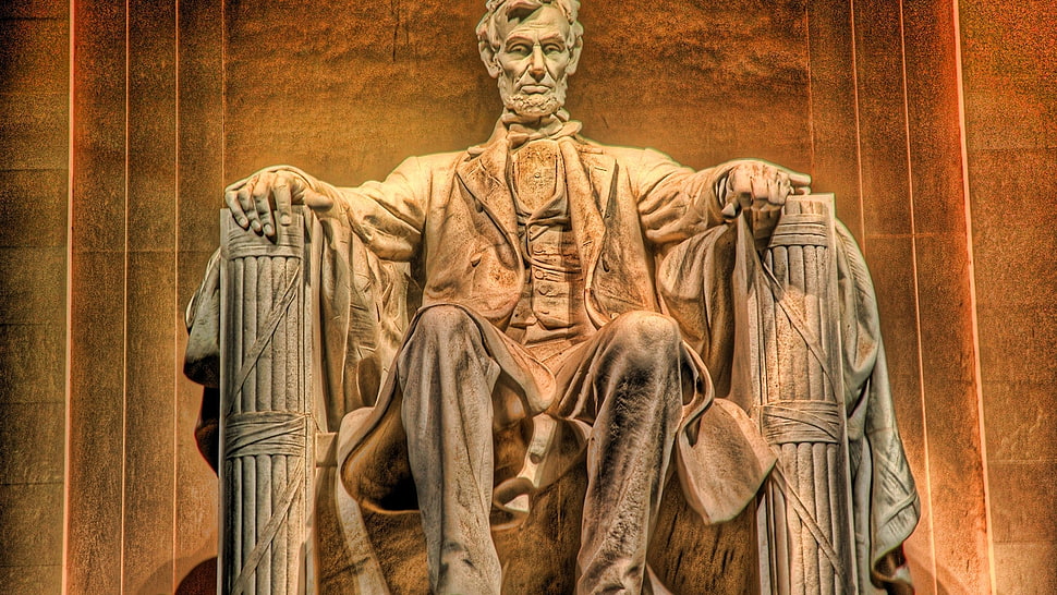 Abraham Lincoln statue HD wallpaper