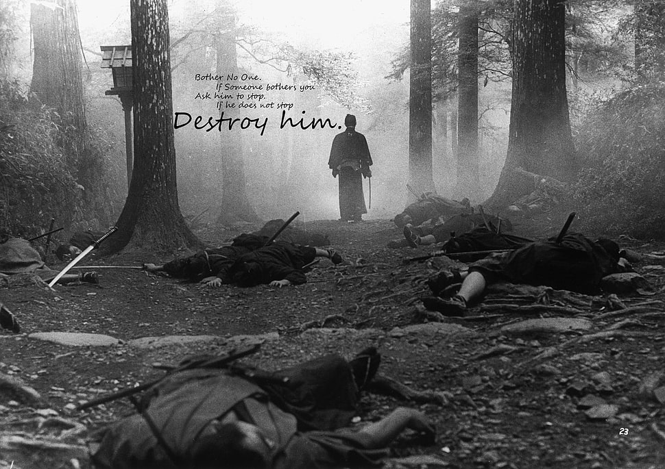 Destroy him text HD wallpaper