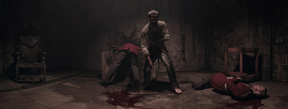 three men in assorted-color clothes illustration, The Order: 1886 HD wallpaper