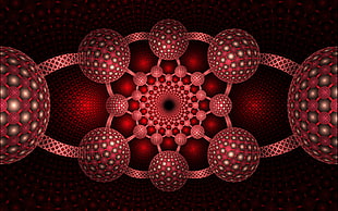 red and black wallpaper