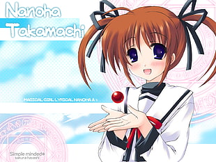 Nanoha Takamachi digital poster
