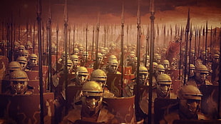 knight army digital wallpaper, war, Roman, Ryse: Son of Rome, Ryse