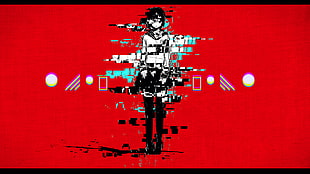 woman anime character artwork HD wallpaper