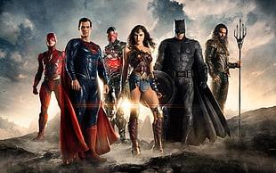 DC Justice League superheroes, movies, Flash, Superman, Wonder Woman
