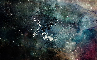multicolored abstract painting
