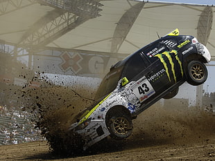 racing car photo on track HD wallpaper