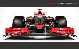 black and red go-kart screenshot, car, Formula 1 HD wallpaper