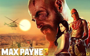brown and black short coated dog, Max Payne, Max Payne 3 HD wallpaper