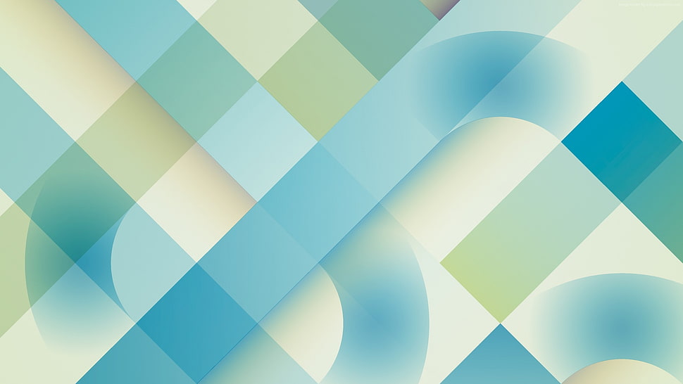 white and blue wooden table, abstract, artwork HD wallpaper