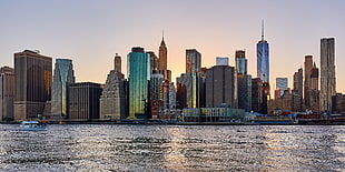 skyline photo of New York City