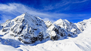snow-capped mountain, landscape
