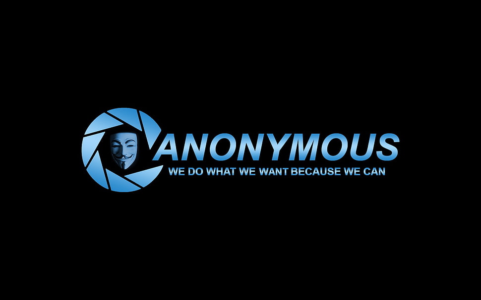 black background anonymous text overlay, Anonymous, artwork HD wallpaper
