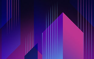 purple and pink abstract illustration, abstract, lines