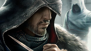 Ezio Assassin's Creed digital wallpaper