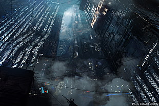 high rise buildings, Blade Runner 2049, movies