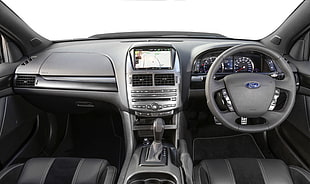 gray Ford car interior