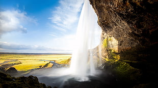 waterfalls, Iceland, waterfall, landscape, nature HD wallpaper