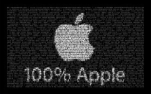 Apple,  Bw,  Mosaic,  Logo HD wallpaper