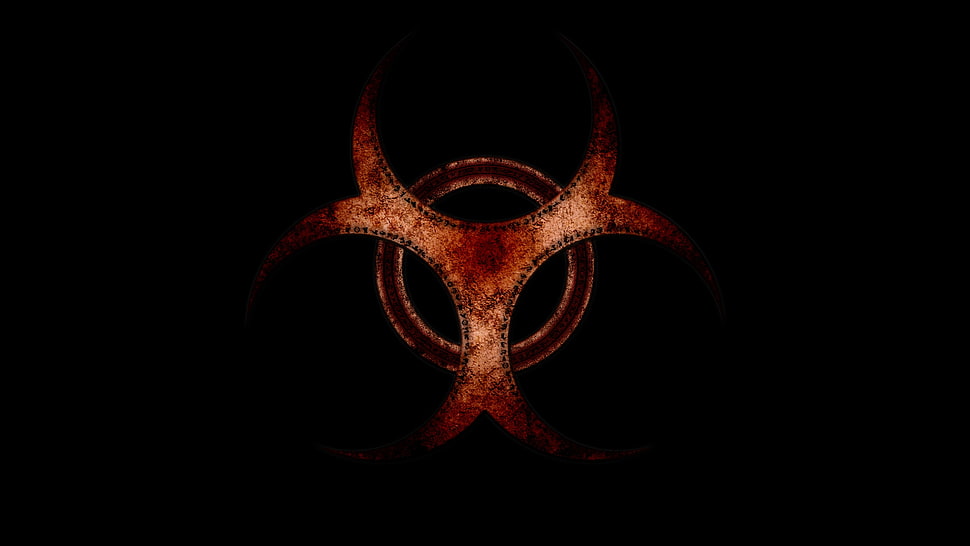 Biohazard logo HD wallpaper