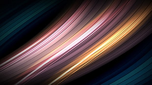 yellow, green, black, blue, pink, and purple abstract illustration wallpaper