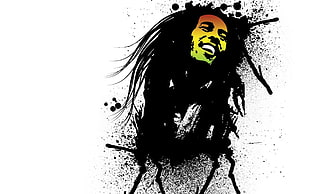 Bob Marley painting HD wallpaper