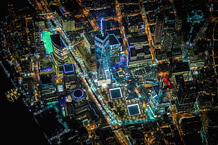 concrete city buildings, Vincent Laforet, New York City, Manhattan, One World Trade Center HD wallpaper