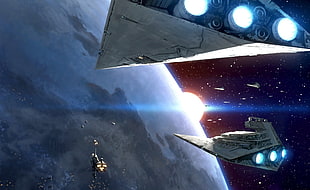 Star Wars Star Destroyer, Star Destroyer, Star Wars, artwork