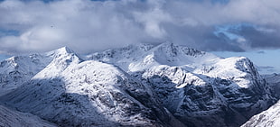 landscape photography of snowy mountain, glencoe