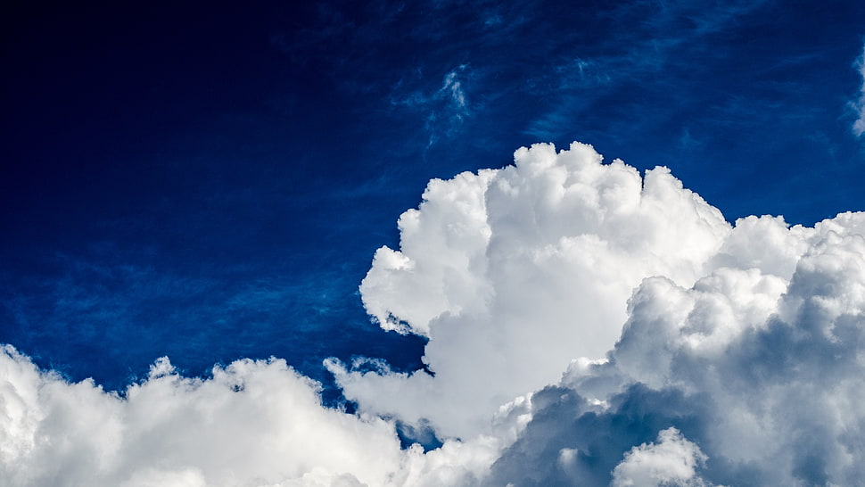 white clouds, clouds HD wallpaper