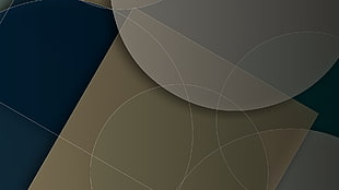 white and brown ceramic tile illustration, blue, yellow, white, circle