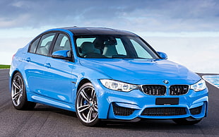 blue BMW M3