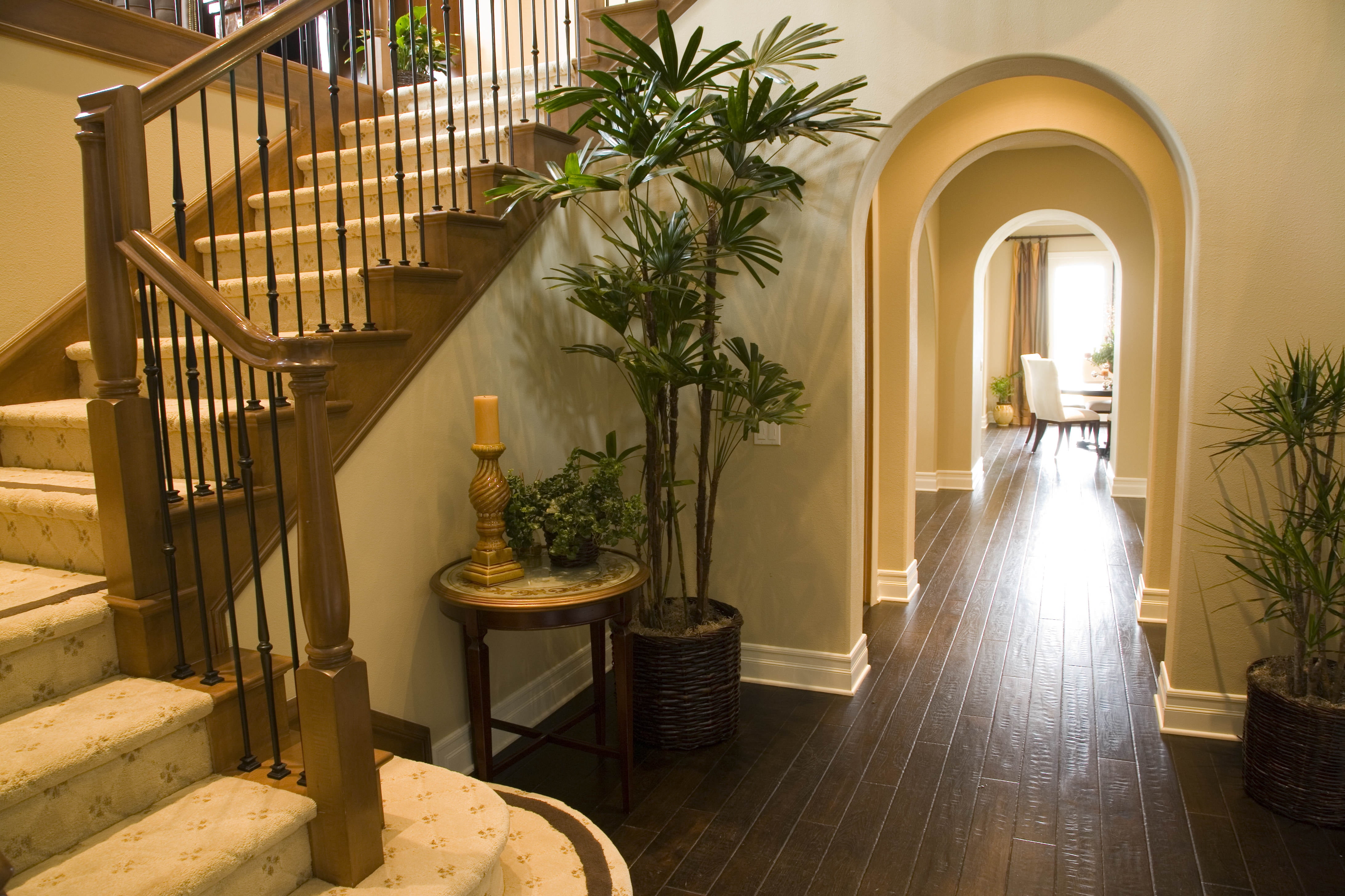 photography of beige and brown home interior