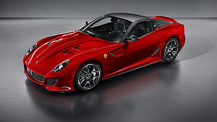 red Ferrari diecast, car, red cars, vehicle, Ferrari