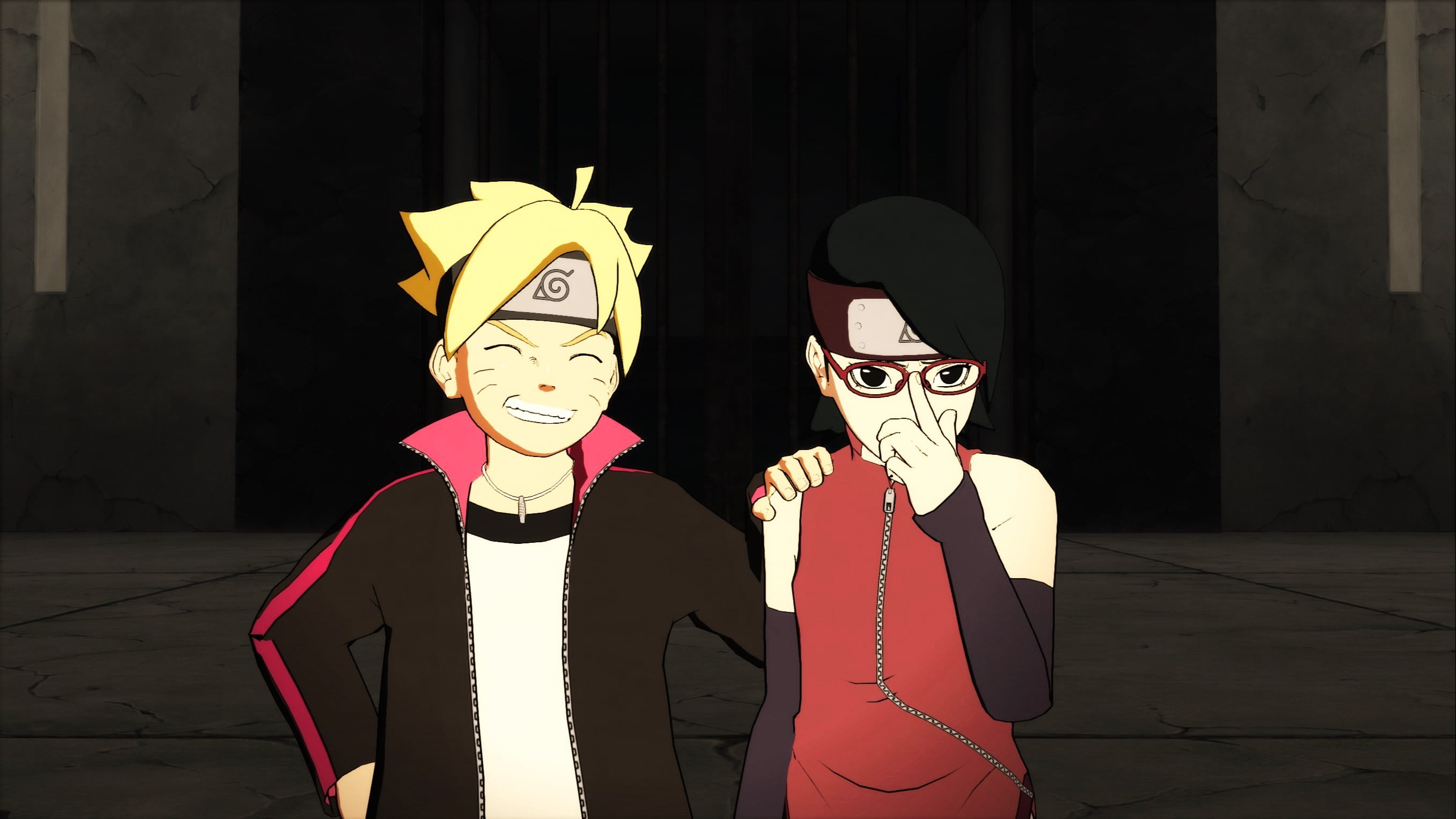 2560x1440 Resolution Uzumaki Boruto And Uchiha Sarada Wallpaper