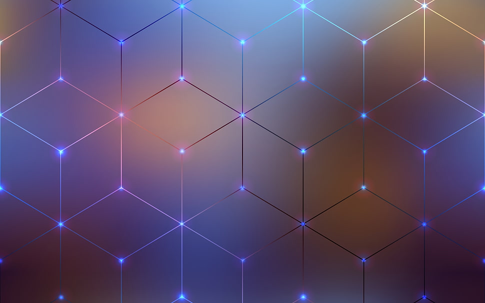 constellation cube artwork HD wallpaper