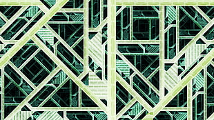 green and light green graphics art, pattern, abstract, green HD wallpaper