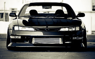black car, Tuner Car, JDM, Nissan S14, Japanese cars HD wallpaper