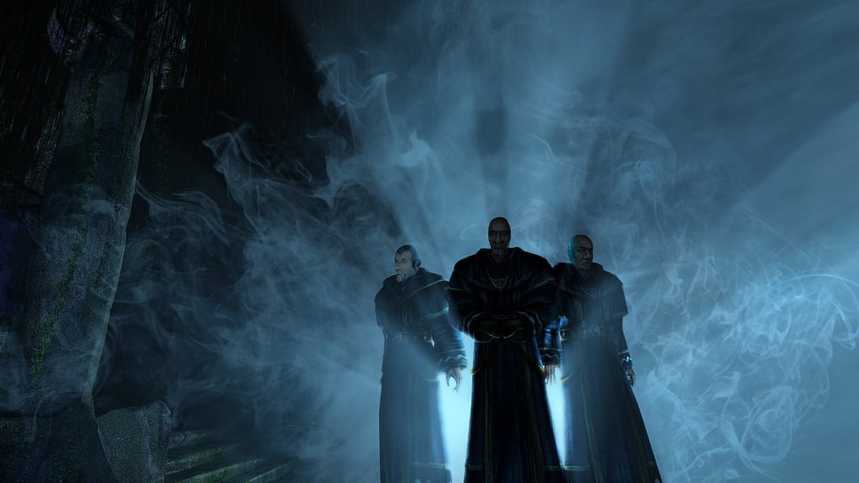 three men graphics artwork, Gothic II, video games HD wallpaper