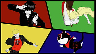 assorted anime illustrations, Persona 5, Persona series HD wallpaper