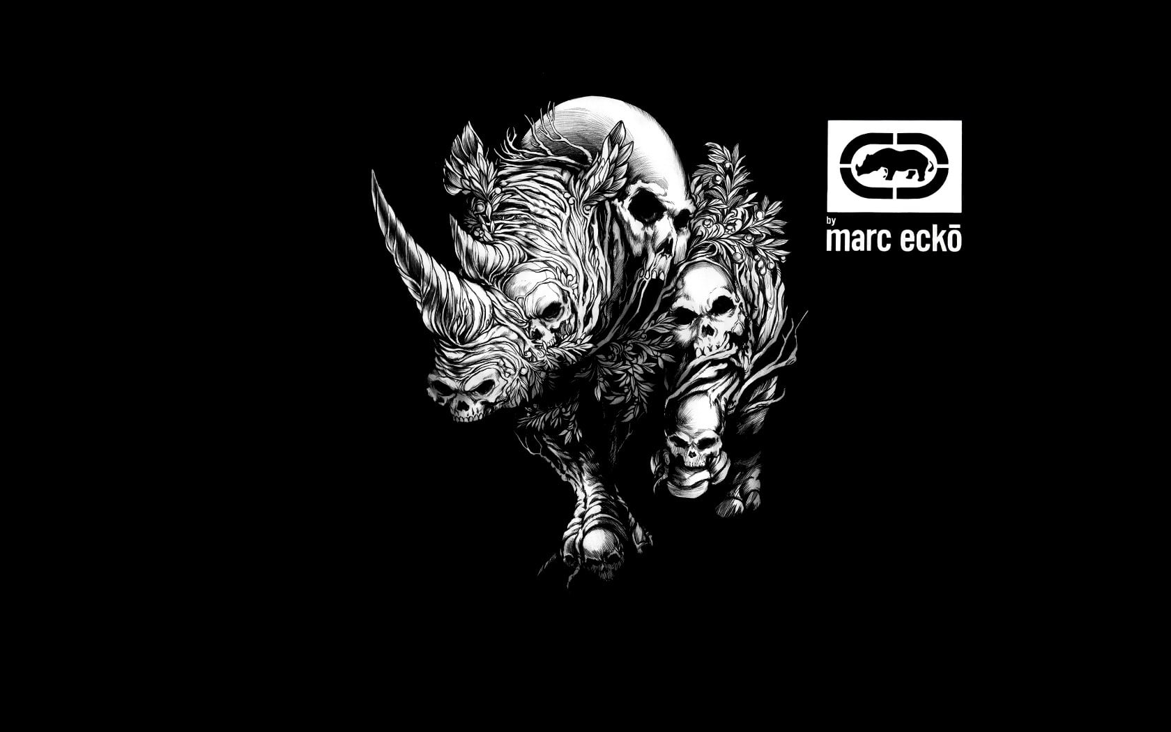 gray rhinoceros, ecko