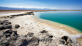 landscape photography of beach, nature, landscape, Atacama Desert, Chile HD wallpaper