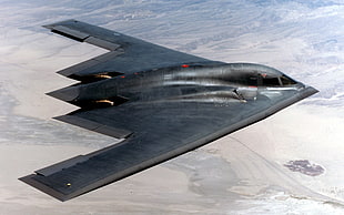 black B2 Stealth Bomber, aircraft, military, airplane, war HD wallpaper